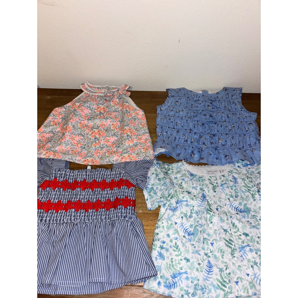 Set of 4 Janie & jack girls 2T tops NWOT